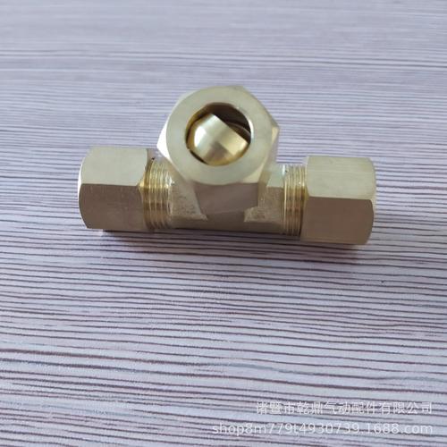 批发1/2/3/4分 黄铜t型 卡套三通 厂家直销 品质无忧